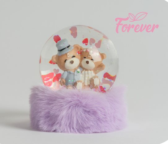 Pelüş Kar Küresi ~8 cm