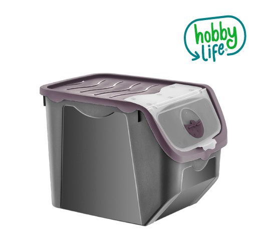 Soğan/Patates Saklama Kabı ~ 12 L ~ 23,5 X 32,5 X 23,5 cm