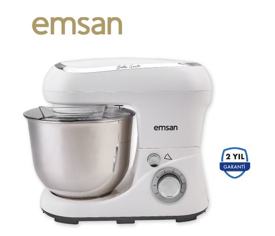 Bella Gusto Stand Mikser İnci Beyazı