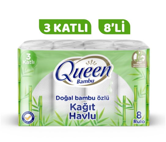 Queen Bambu Kağıt Havlu