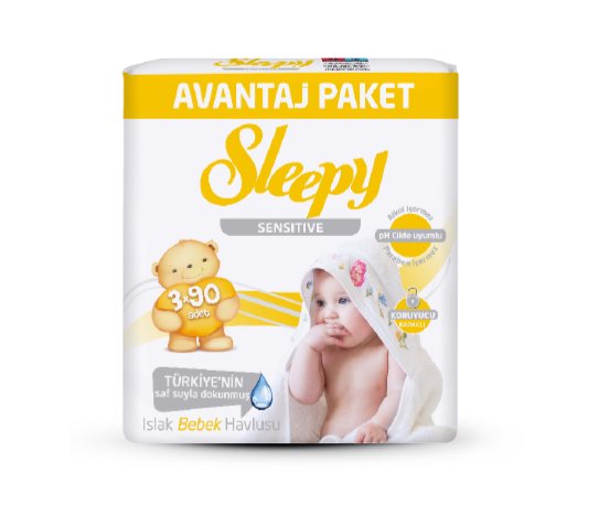 Sensitive Islak Havlu Sleepy