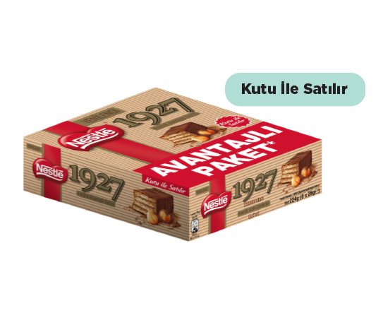 Nestle 1927 Fındık Kremalı Sütlü Çikolatalı Gofret