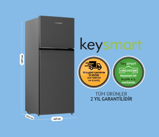 NOFROST BUZDOLABI KEY 250 NFE