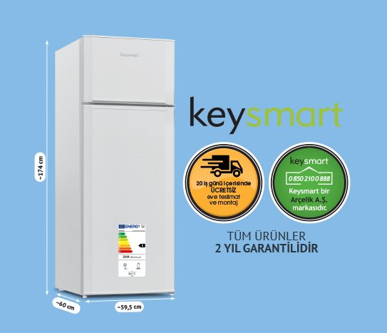 BUZDOLABI KEY 330 STE