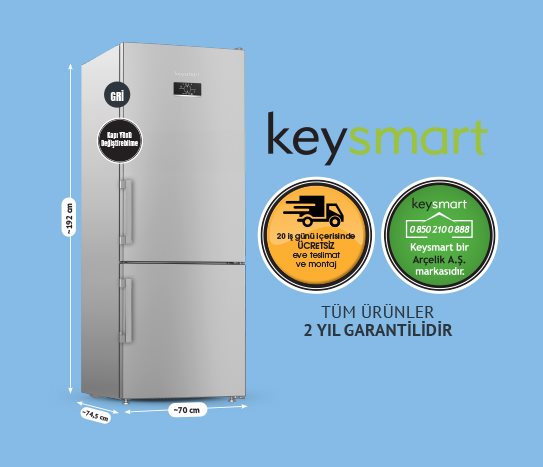 NOFROST BUZDOLABI KEY 490 NFS