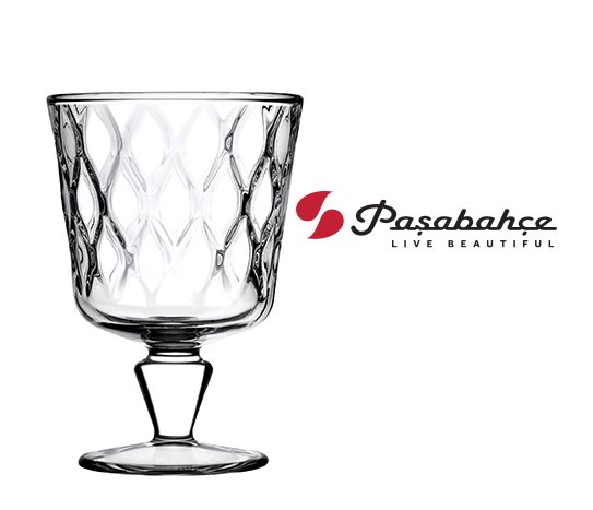 4'lü Leafy Ayaklı Kahve Yanı Su Bardağı ~ 120 cc