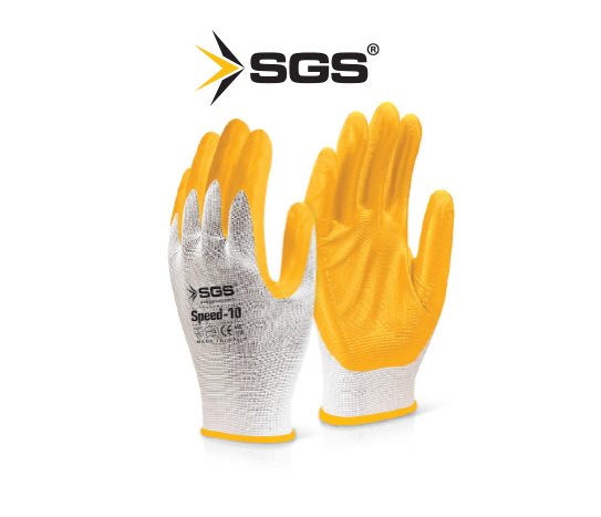 Speed Nitril Kaplı Örme Eldiven