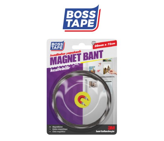 Magnet Bandı 20 mm 75 cm