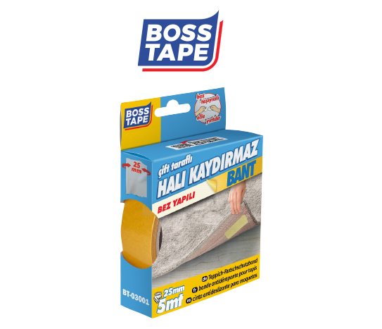 Çift Taraflı Halı Kaydırmaz Bant 25 mm-5 m