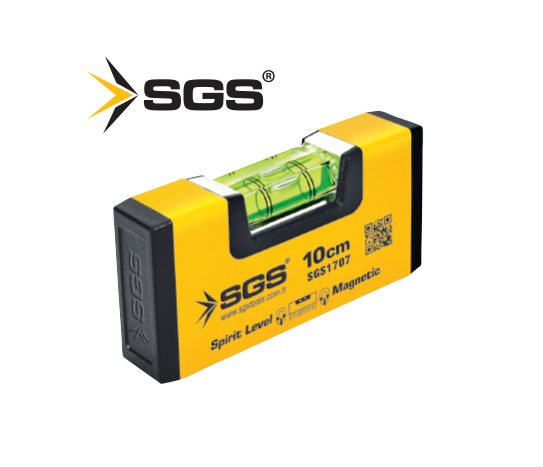 Alüminyum Mıknatıslı Mini Su Terazisi 10 cm