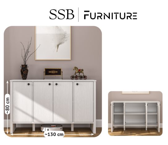 Rose 4 Kapaklı Konsol