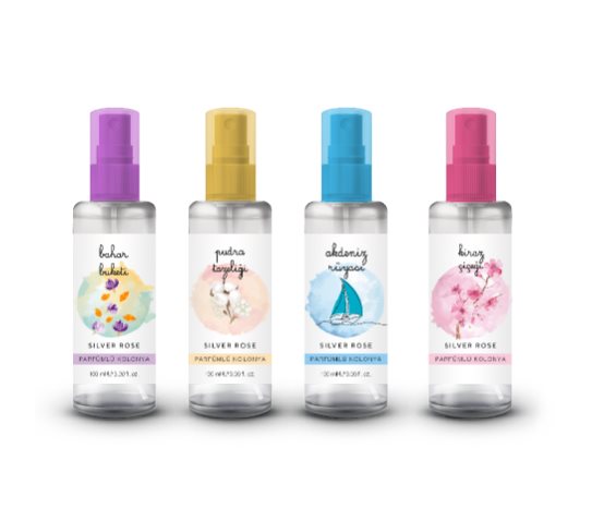 Silver Rose Parfümlü Sprey Kolonya