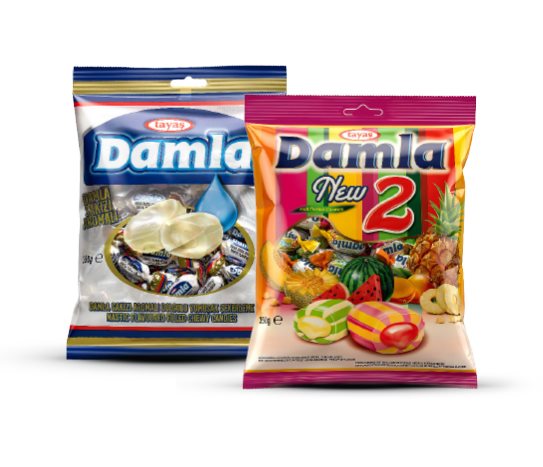 Tayaş Damla Dolgulu Yumuşak Şekerleme Çeşitleri