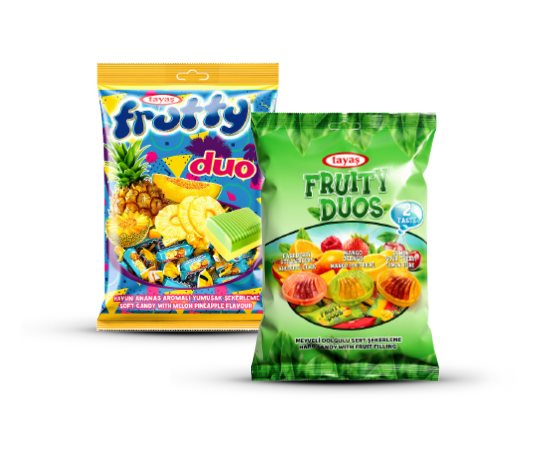 Tayaş Frutti Duos Sert / Yumuşak Şekerleme Çeşitleri