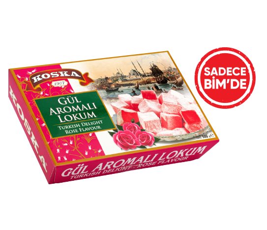 Koska Gül Aromalı Lokum