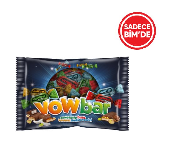 Vowbar Çikolata Kaplamalı Nugalı Mini Bar
