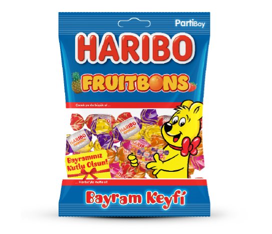 Haribo FruitBons Meyve Sulu Karışık Yumuşak Şekerleme