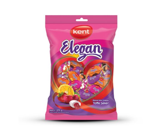 Kent Elegan Karışık Meyve Sulu Dolgulu Toffe Şeker