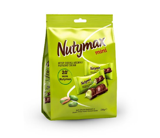 Nutymax Mini Antep Fıstıklı Kremalı Mini Gofret