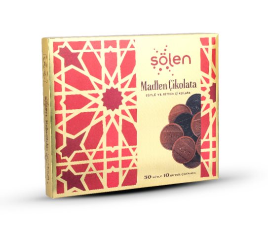 Şölen Sütlü &amp; Bitter Madlen Çikolata