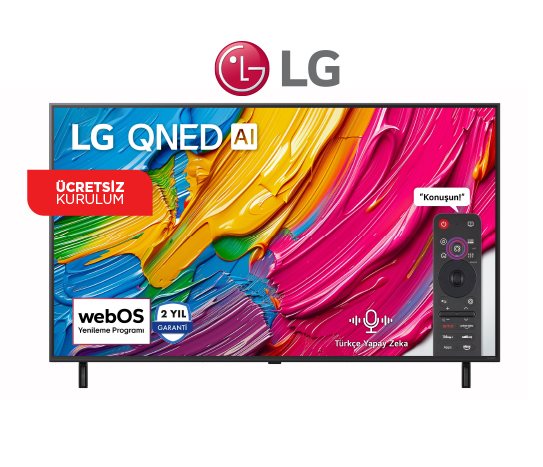 55 İNÇ 4K HDR10 QNED SMART TV QNED80A