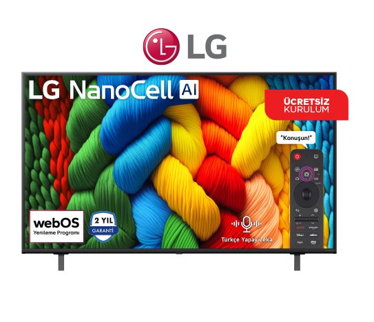 55 İNÇ 4K ULTRA HD HDR10 NANOCELL SMART TV 55NANO8OA