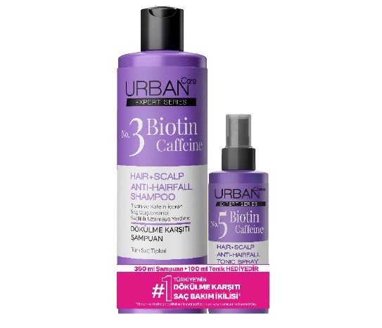 Urban Care Expert Series Biotin Caffein Şampuan 350 ml + Saç Toniği 100 ml