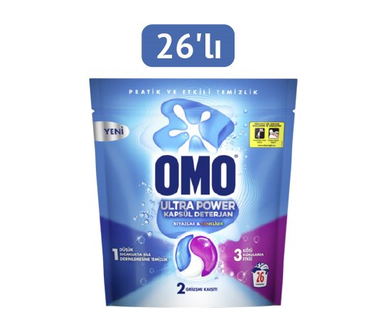 Omo Ultra Power Çamaşır Kapsülü