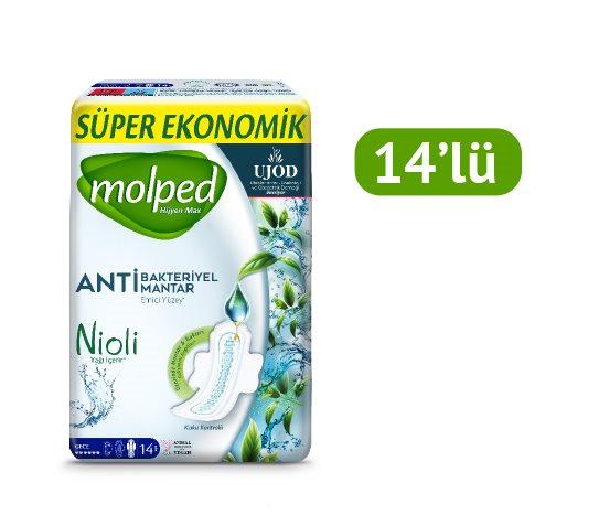 Hijyenik Ped Molped Hijyen Max Gece