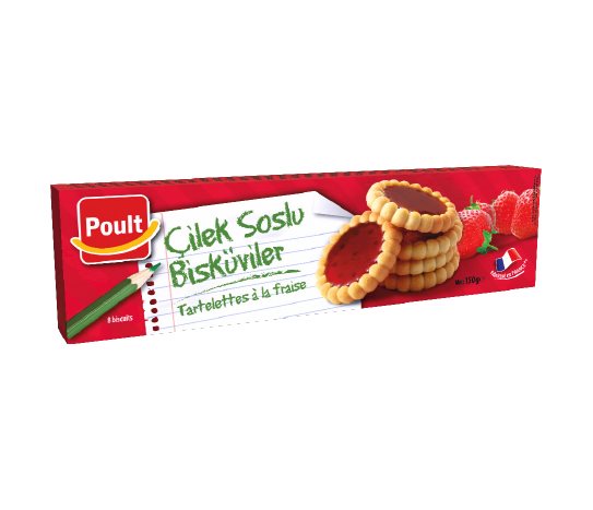 Poult Çilek Soslu Bisküvi
