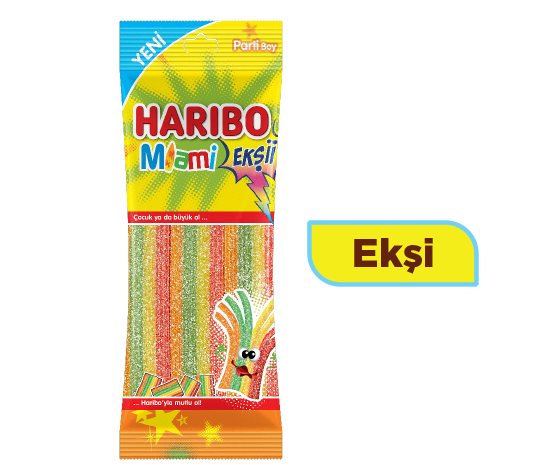 Haribo Miami Ekşi Yumuşak Şeker