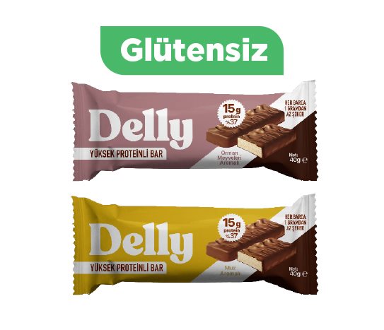 Delly Çikolata Kaplı Protein Bar
