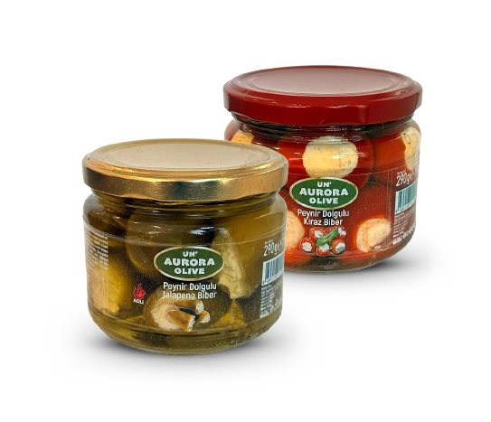 Un’aurora Olive Peynir Dolgulu Biber Turşusu Çeşitleri
