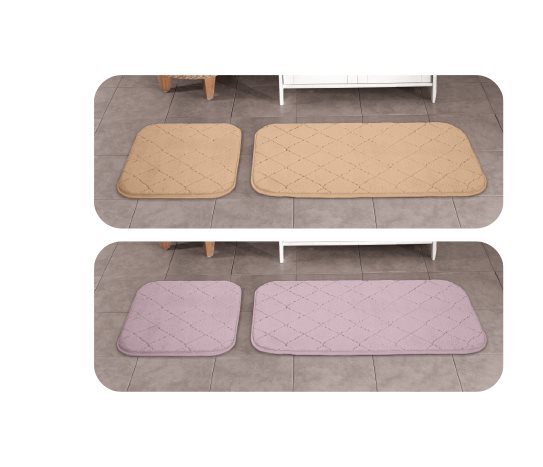 2’li Kapitoneli Banyo Paspas Seti