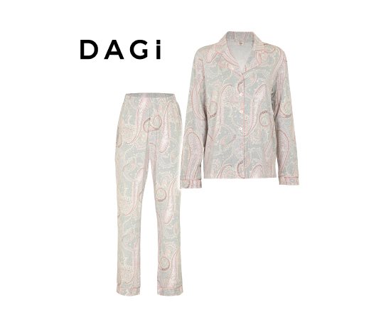 Düğmeli Pijama Takımı Kadın