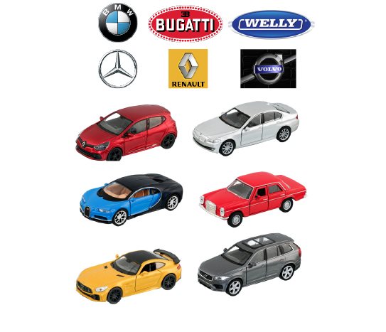 Lisanslı Metal Arabalar