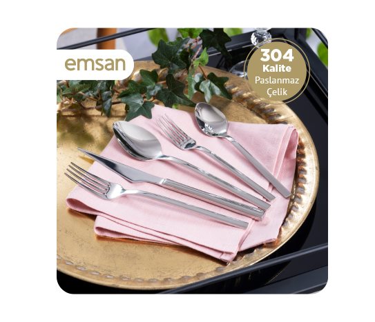 30 Parça Çatal Kaşık Bıçak Takımı