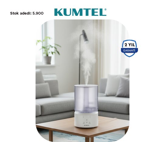 Ultrasonik ve Işıklı Hava Nemlendirici