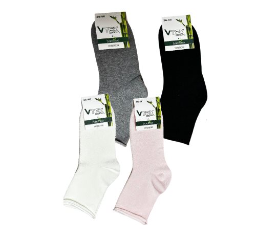 Bambu Kıvrık Çorap Kadın