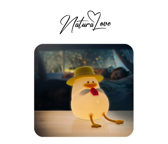 Silikon Masa Lambası Ördek