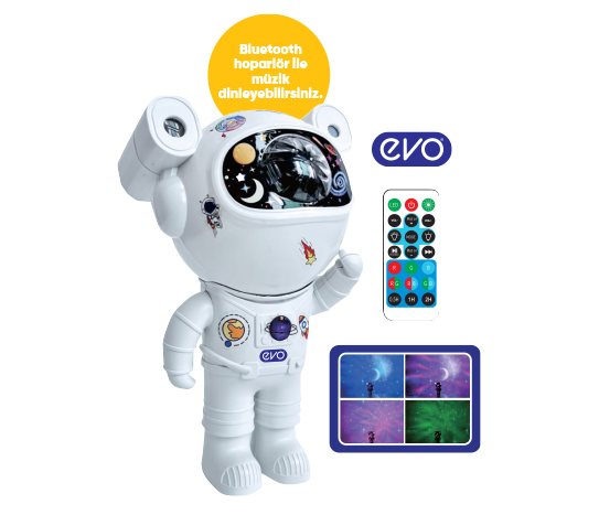 ASTRONOT LED PROJEKTÖR GECE LAMBASI