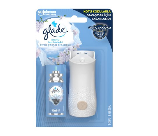 Glade Banyo Hava Temizleyici Cihaz + Aerosol