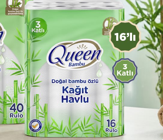 QUEEN BAMBU KAĞIT HAVLU