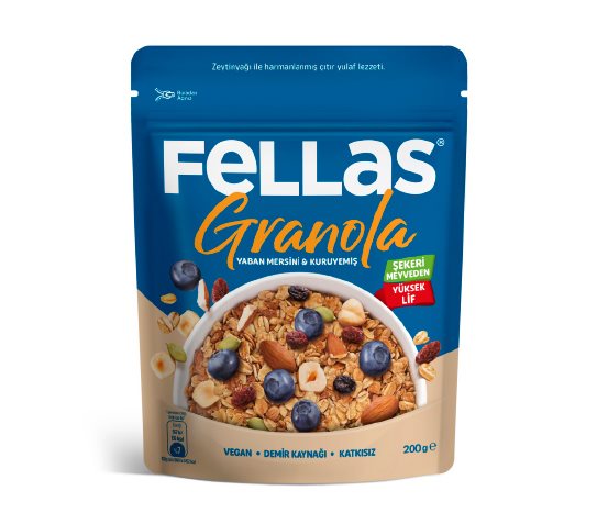 Fellas Granola Yaban Mersin -Kuruyemişli