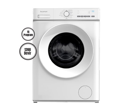 7 KG ÇAMAŞIR MAKİNASI KEY 712 CM
