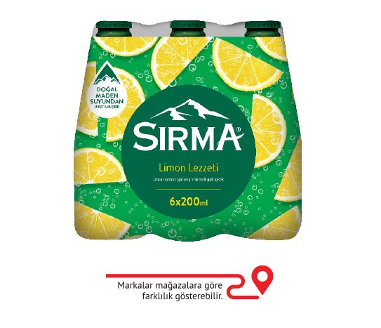 Sırma Limon Aromalı C vitaminli Maden Suyu