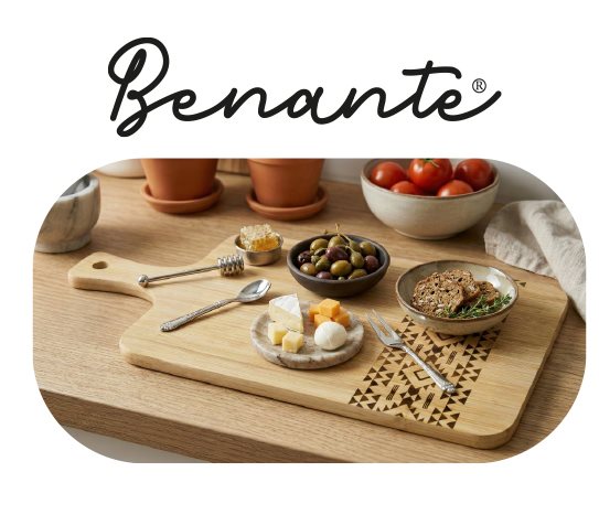 Desenli Bambu Kesme/Sunum Tahtası ~ 22x39,5 cm