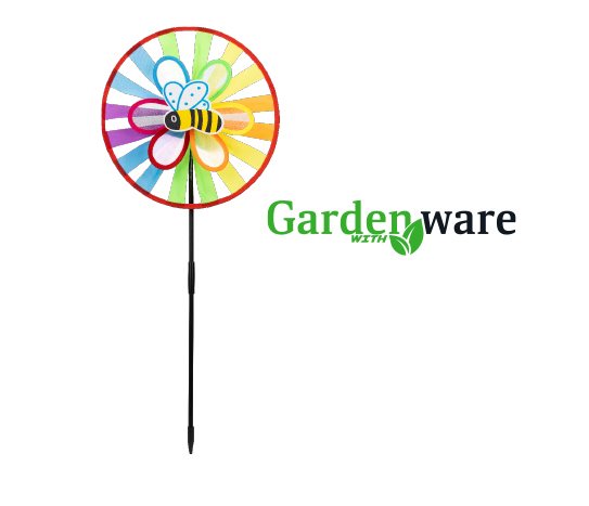 Rüzgar Gülü Arılı ~30x13,5x70 cm