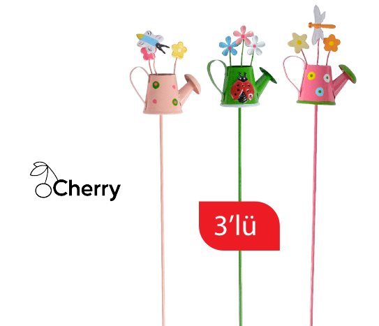 Dekoratif Metal Saksı Süsleri