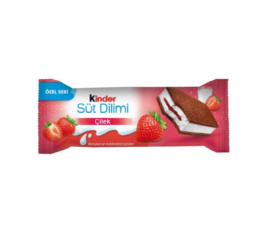 28 g Çilekli Kinder Süt Dilimi